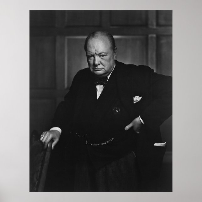 Sir Winston Churchill Poster (Vorne)