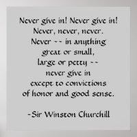 Sir Winston Churchill Quote des SRF