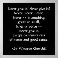 Sir Winston Churchill Quote des SRF