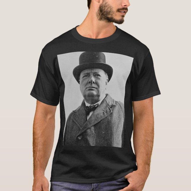 Sir Winston Churchill T-Shirt (Vorderseite)