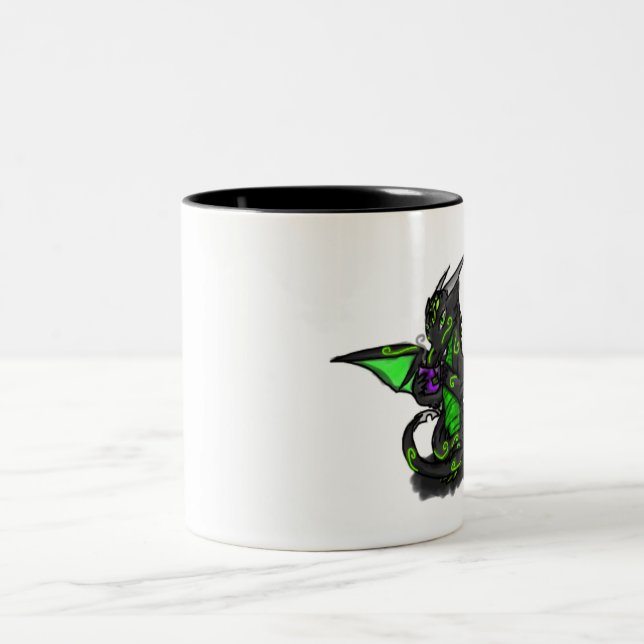 Sira die Drache-Tee-/Kaffee-Tasse Zweifarbige Tasse (Mittel)