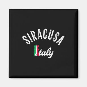 Siracusa Sizilien Urlaubs-Souvenir - Retro Siracus Magnet