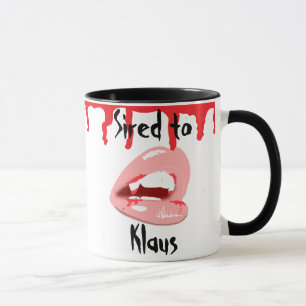 Sired to Klaus Vampire Lips Tasse