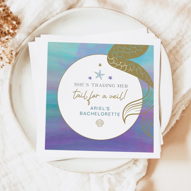 SIREN Mermaid Schwanz für einen Schleier Bachelore Serviette (Von Creator hochgeladen)
