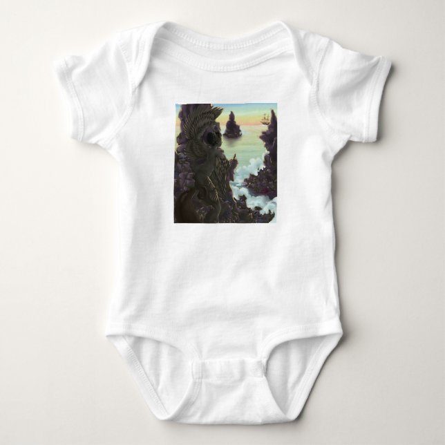 Siren Stones Baby Strampler (Vorderseite)