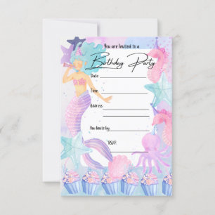 Sirena-PARTY EINLADUNG