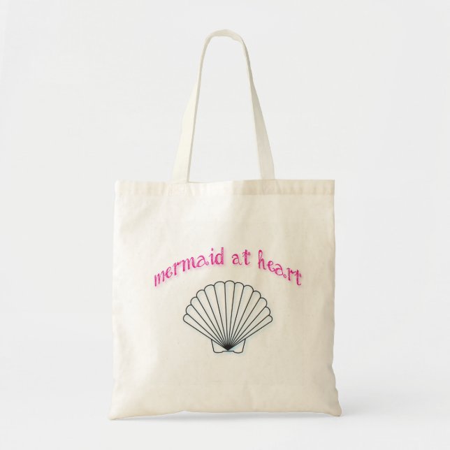 Sirène au sac fourre-tout à coeur (Devant)