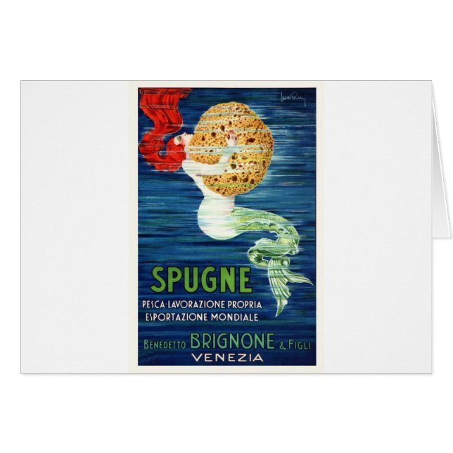 Sirène de 1920 Italiens avec le courrier de la (Devant horizontal)