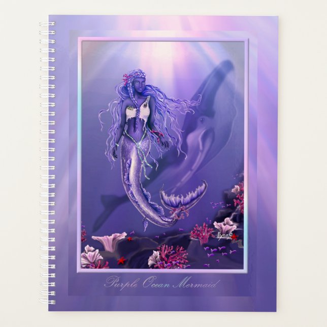 Sirène d'océan violet (Devant)