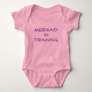 "Sirène en formation" Body bébé