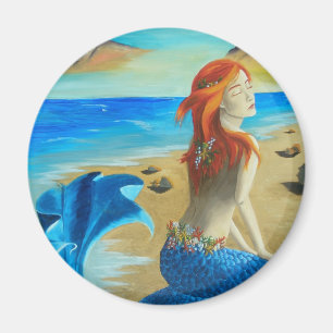 Sirene - Meerjungfrau Magnet