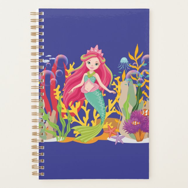 Sirène Océanique : cheveux longs (Devant)