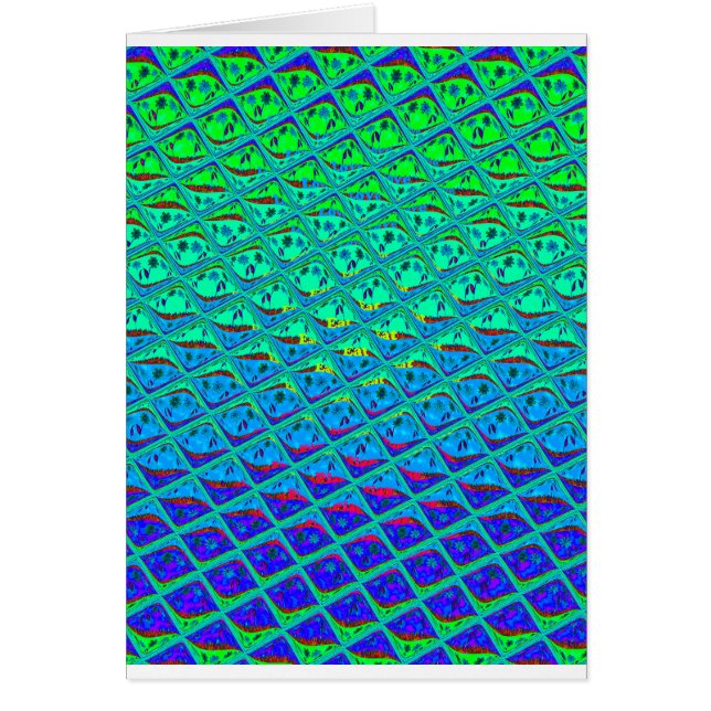 Sirène océanique Imprimer : Cyan Motif art design (Devant)