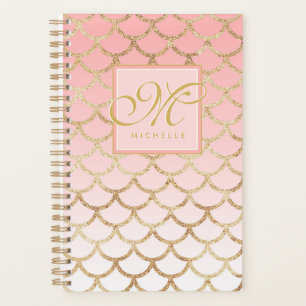 Sirène Or Pink Ombre Et Monogramme De Script
