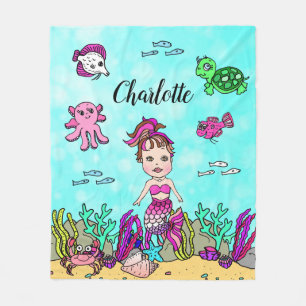Sirène personnalisée sous couverture de mer