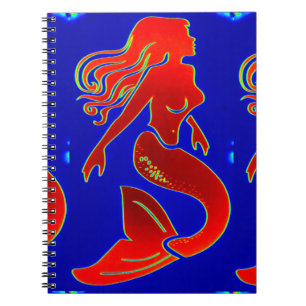 sirène rouge sur le carnet bleu
