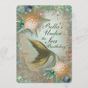 Sirène sous les invitations du Sea Party