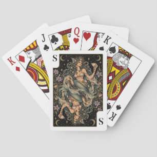 Sirene, Sternenlicht Tarot Kunst Spielkarten