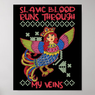 Sirin Mythologische Slawische Nordische Heidentum  Poster