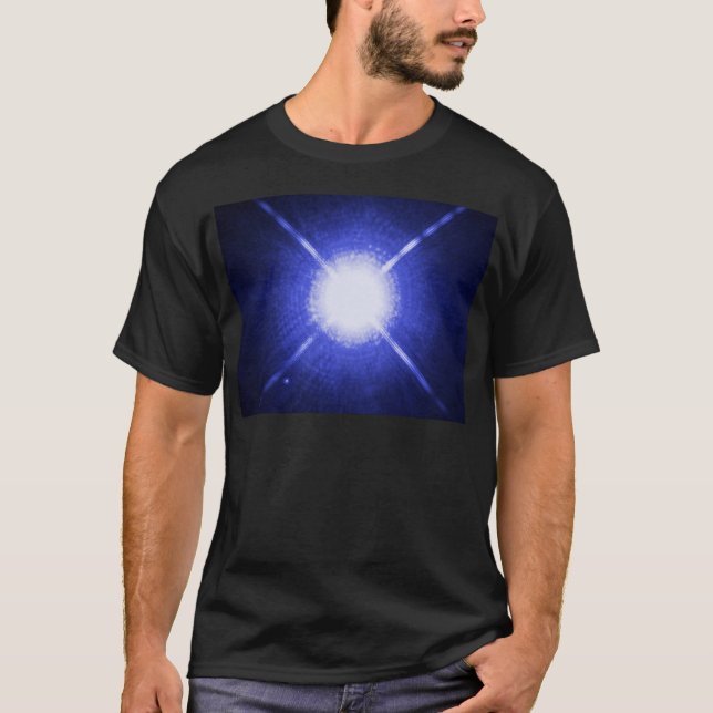 Sirius A und B helle Nachtstars T-Shirt (Vorderseite)