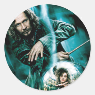 Sirius Black and Bellatrix Lestrange Runder Aufkleber