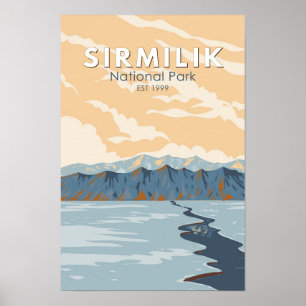 Sirmilik Nationalpark Kanada Reise Kunst Vintage Poster