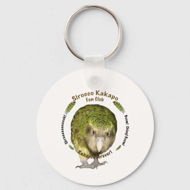 Sirocco Kakapo Schlüsselanhänger (Vorderseite)