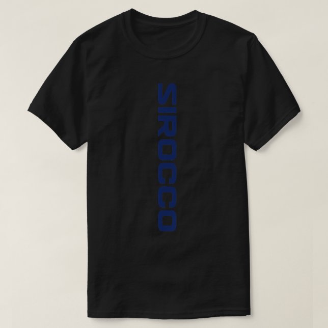Sirocco unter dem Deck Shirt Mit Boat auf (Design vorne)