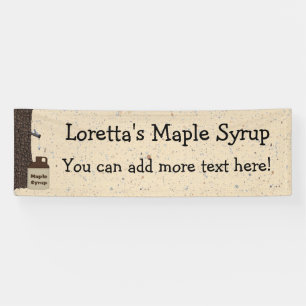 Sirop d'érable 2,5' x 8' bannière faite sur
