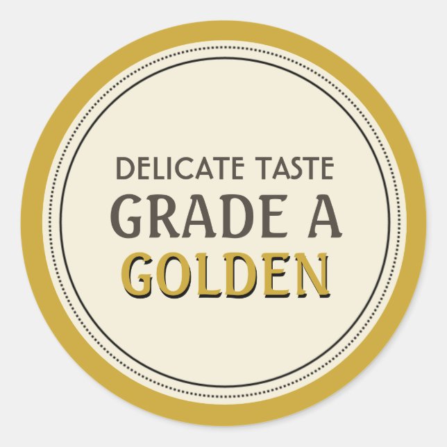 Sirop d'érable Grade A Étiquette d'or (Devant)