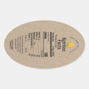 Sirop d'érable Kraft - valeur nutritive Étiquette