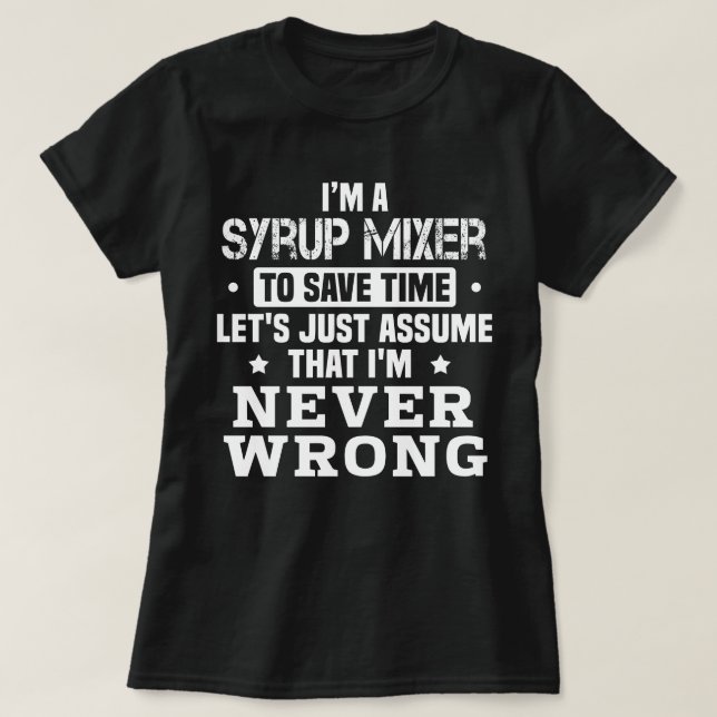 Sirup Mixer T-Shirt (Design vorne)