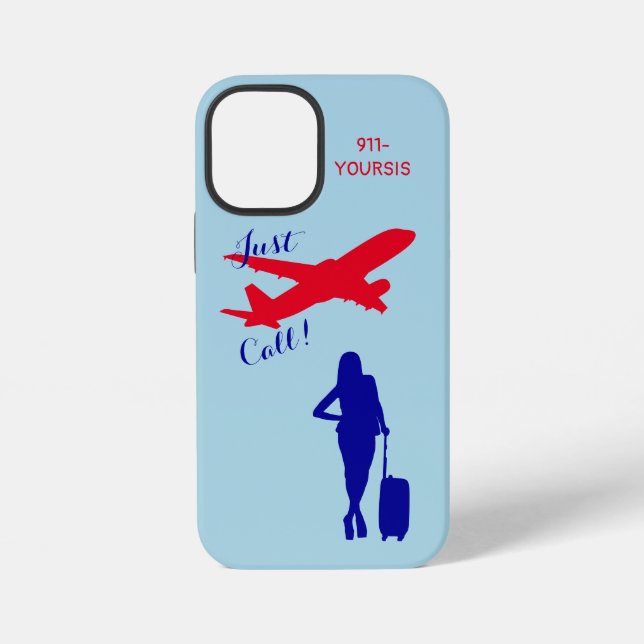 Sis Call iPhone 12 Mini Hülle (Rückseite)