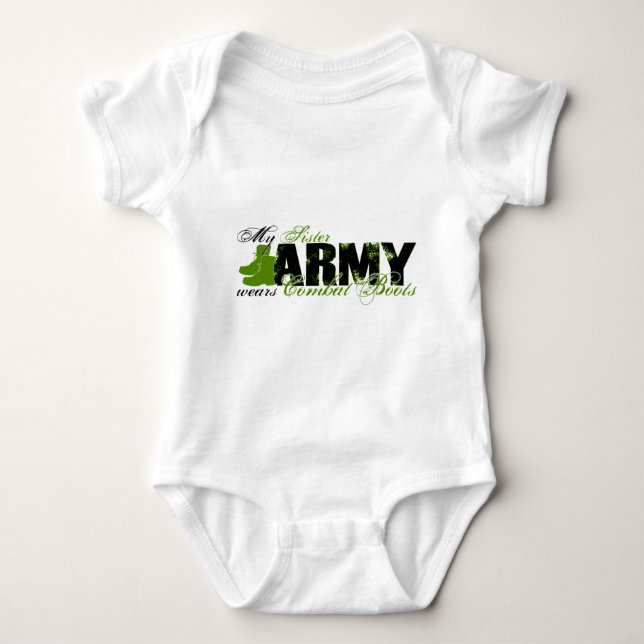 Sis Combat Boots - ARMY Baby Strampler (Vorderseite)