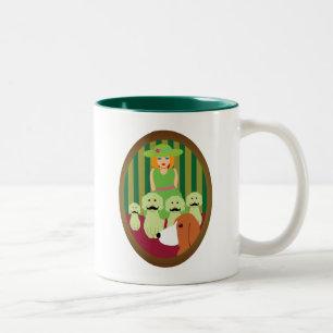 Sis & P und die mehrigen Hunde des Mysteriums Zweifarbige Tasse