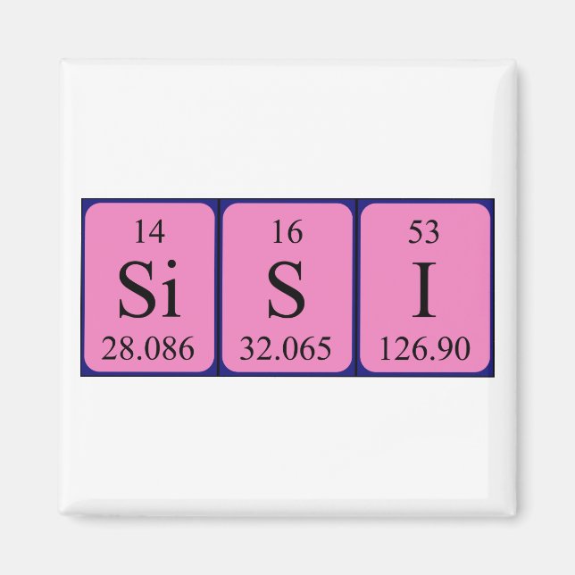 Sisi Periodenmagnet Magnet (Vorne)