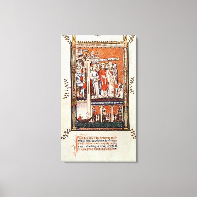 Sisinnius, der die Körper anderer Leinwanddruck (Vorderseite)