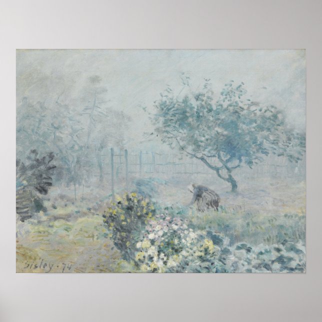 Sisley - Fog, Voisins Poster (Vorne)