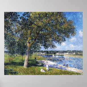 Sisley - Walnussbaum in einem Thomery-Feld Poster