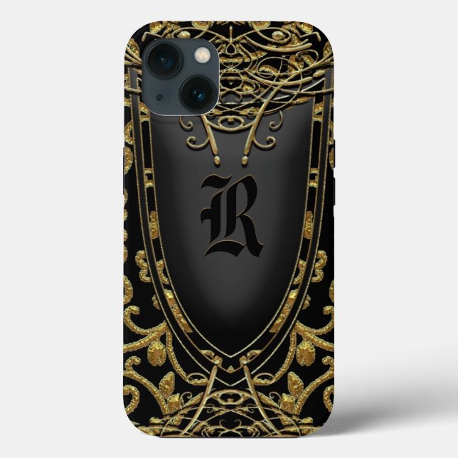 Sisphere Classic Monogramm Case-Mate iPhone Hülle (Rückseite)