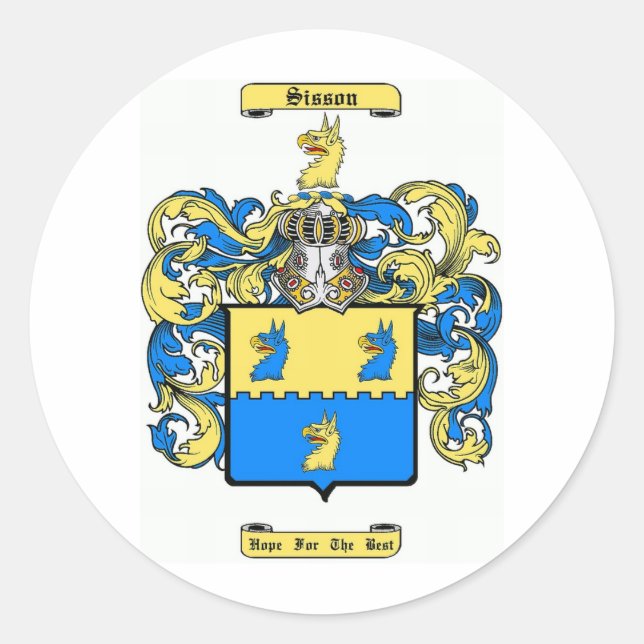 Sisson Runder Aufkleber (Vorderseite)