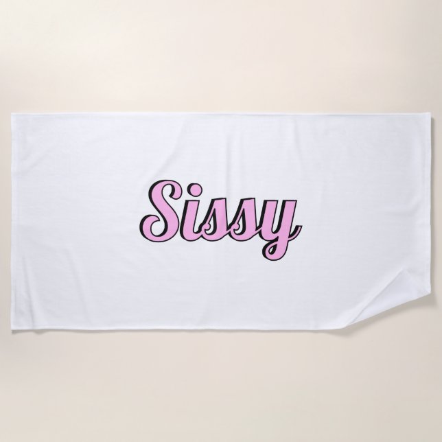 Sissy Strandtuch (Vorderseite)