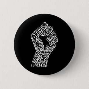 #sistance Fist Anti Trump imprägnieren Button