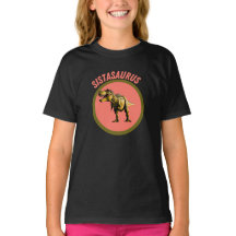 Sistasaurus Dinosaurier Sister, Funny Gift for Gir