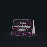 **SISTER** AUF MEILEN AUF IHREM *GEBURTSTAG* KARTE<br><div class="desc">VIELEN DANK,  DASS SIE VON EINER MEINER ACHT GESCHICHTEN GESCHAFFEN HABEN!!! SIE KÖNNEN DAS ALTER ÄNDERN UND AUF ALLEN KARTEN VERZEICHNEN. DIESES IST FÜR "IHREN FREUNDTAG" EIN GROSSER GEGENSTAND,  UM SICHER ZU SEIN ODER AUCH EIN FAMILIENMITGLIED,  DAS SIE LIEBE HABEN UND ODER JETZT FEHLEN.2</div>