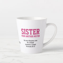 SISTER AUS EINEM ANDEREN MISTER-Monogramm Milchtasse