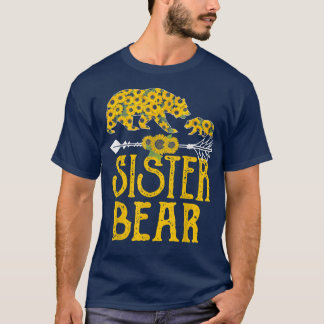 Sister Bear Family Sunflower Lover 1840  T-Shirt