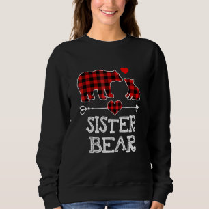 Sister Bear, Red Buffalo Kariert Sister Bear Pajam Sweatshirt