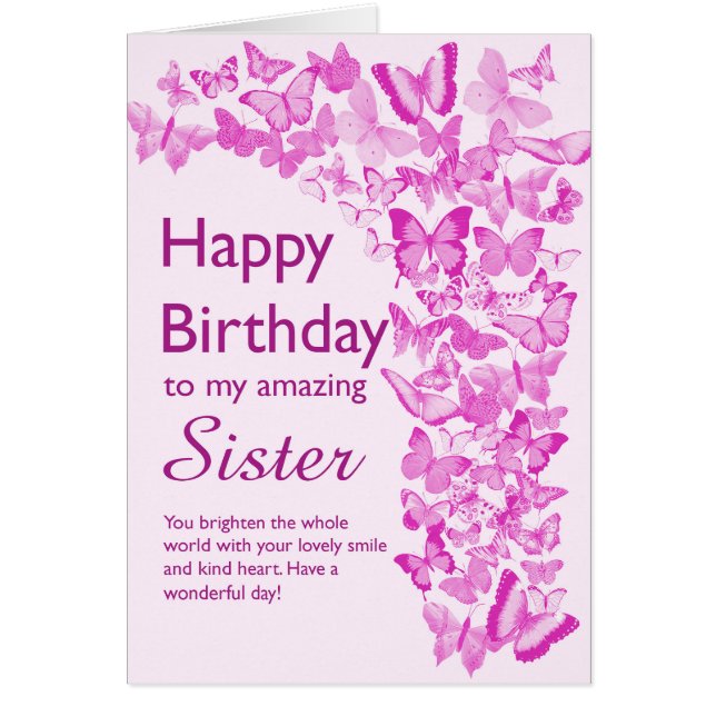 Sister Birthday Butterflies (Vorne)