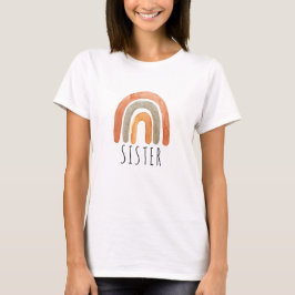 Sister Boho Rainbow Family T-Shirt